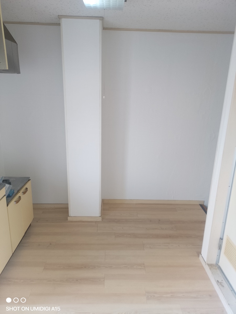 名古屋市 キッチン背面プラゾール施工 原状回復工事